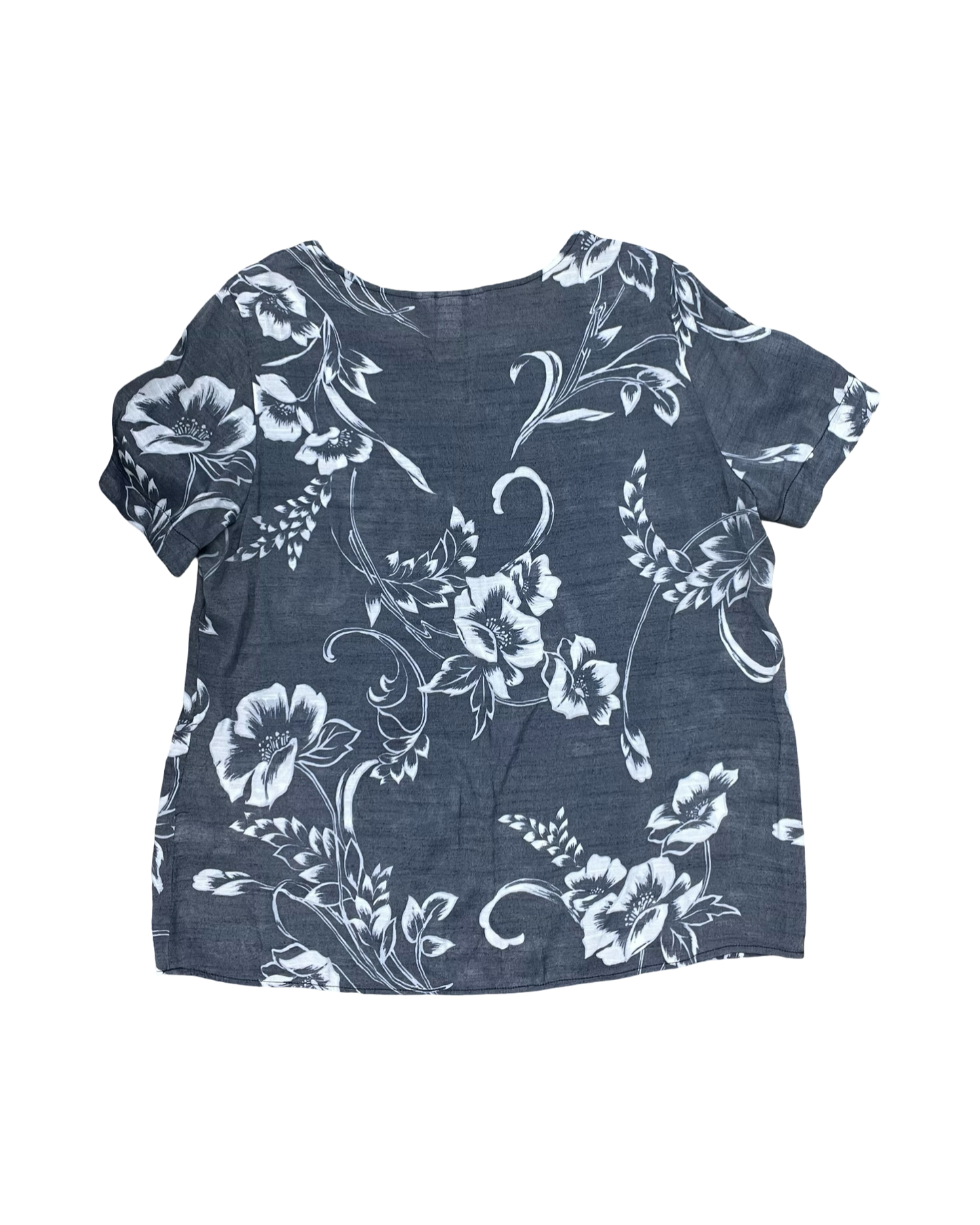 Top Ss By Christopher And Banks In Blue & White, Size:L