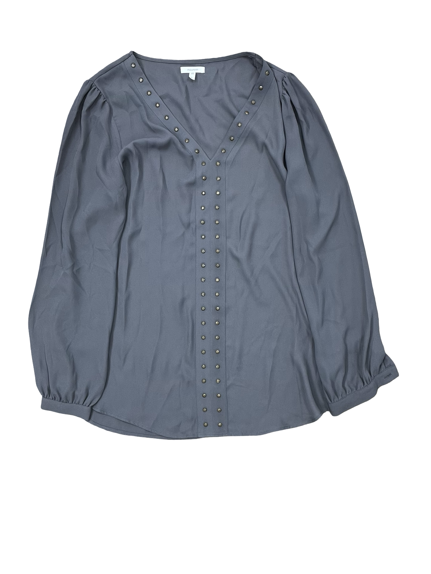 Top Ls By Maurices In Grey, Size:L