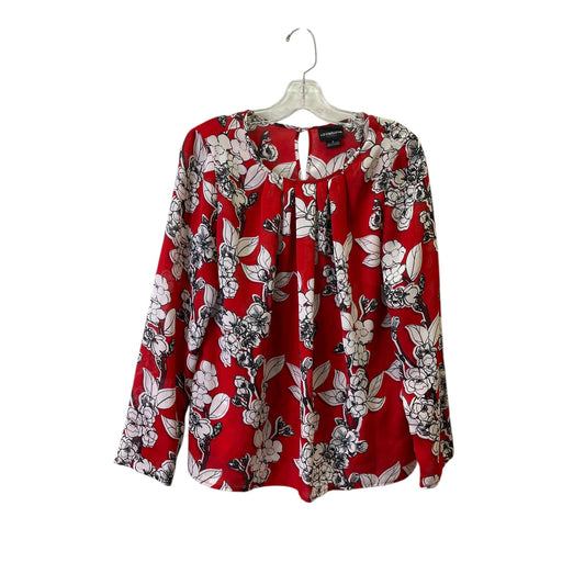 Top Ls By Liz Claiborne In Red & White, Size:S