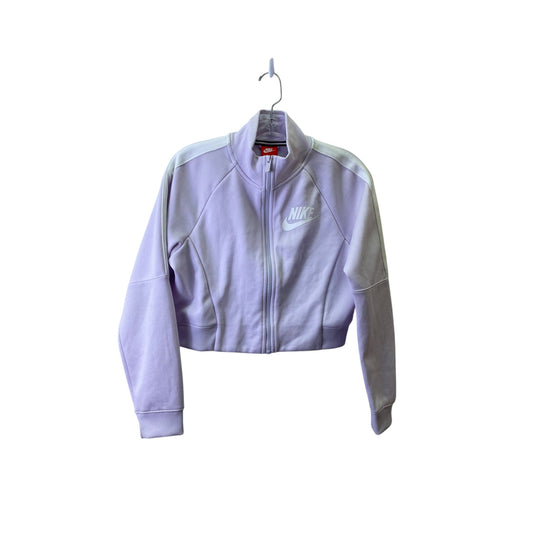 Athletic Jacket By Nike Apparel In Purple, Size:Xs