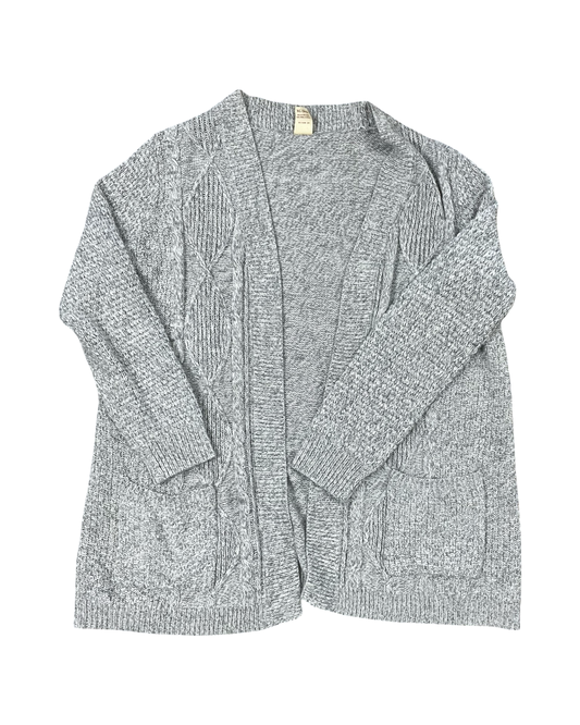 Cardigan By Faded Glory In Grey, Size:Xl