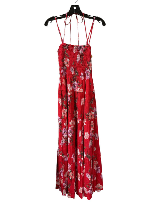Dress Casual Maxi By Abercrombie And Fitch In Floral Print, Size:S