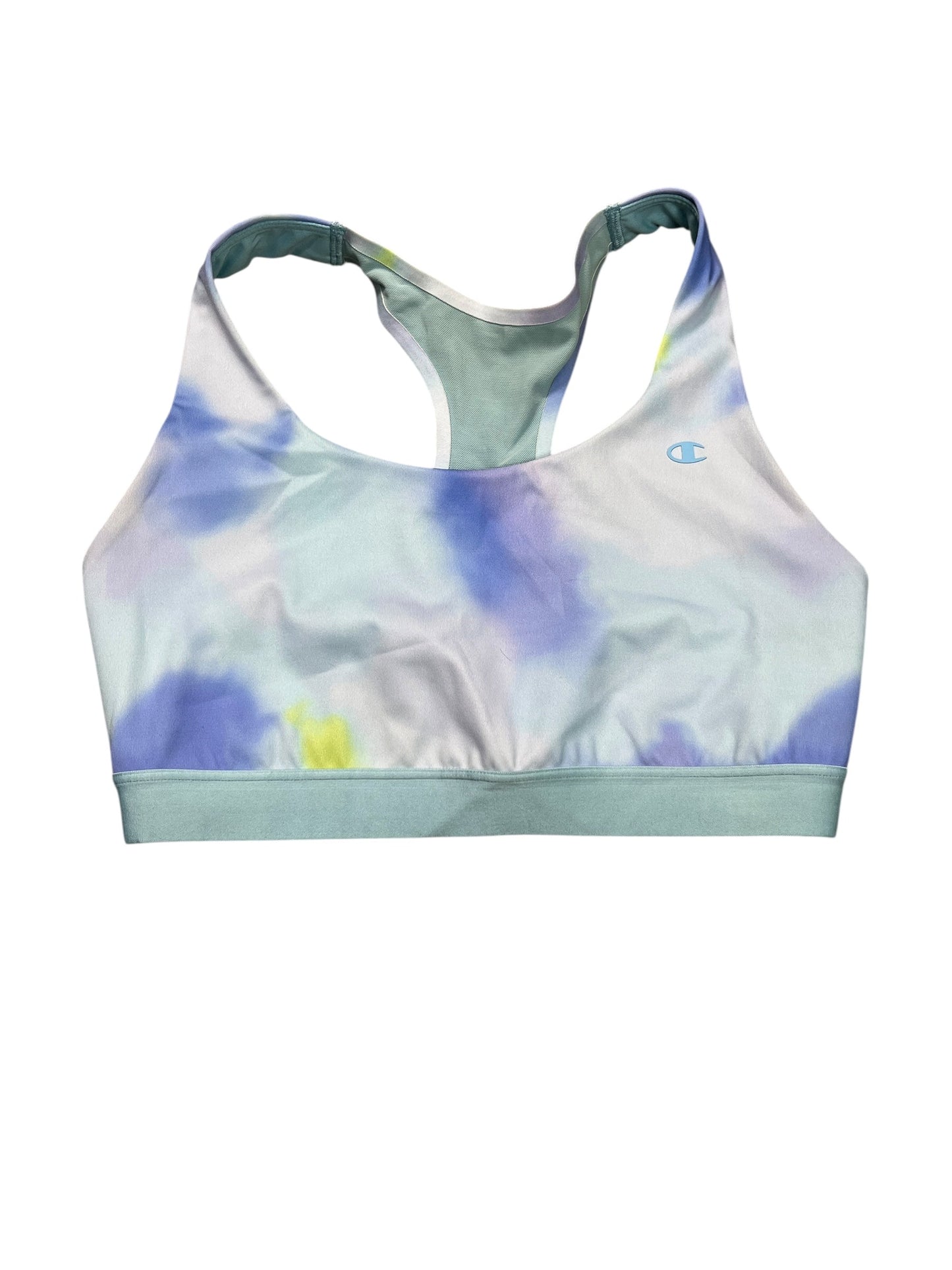 Athletic Bra By Champion In Tie Dye Print, Size:M