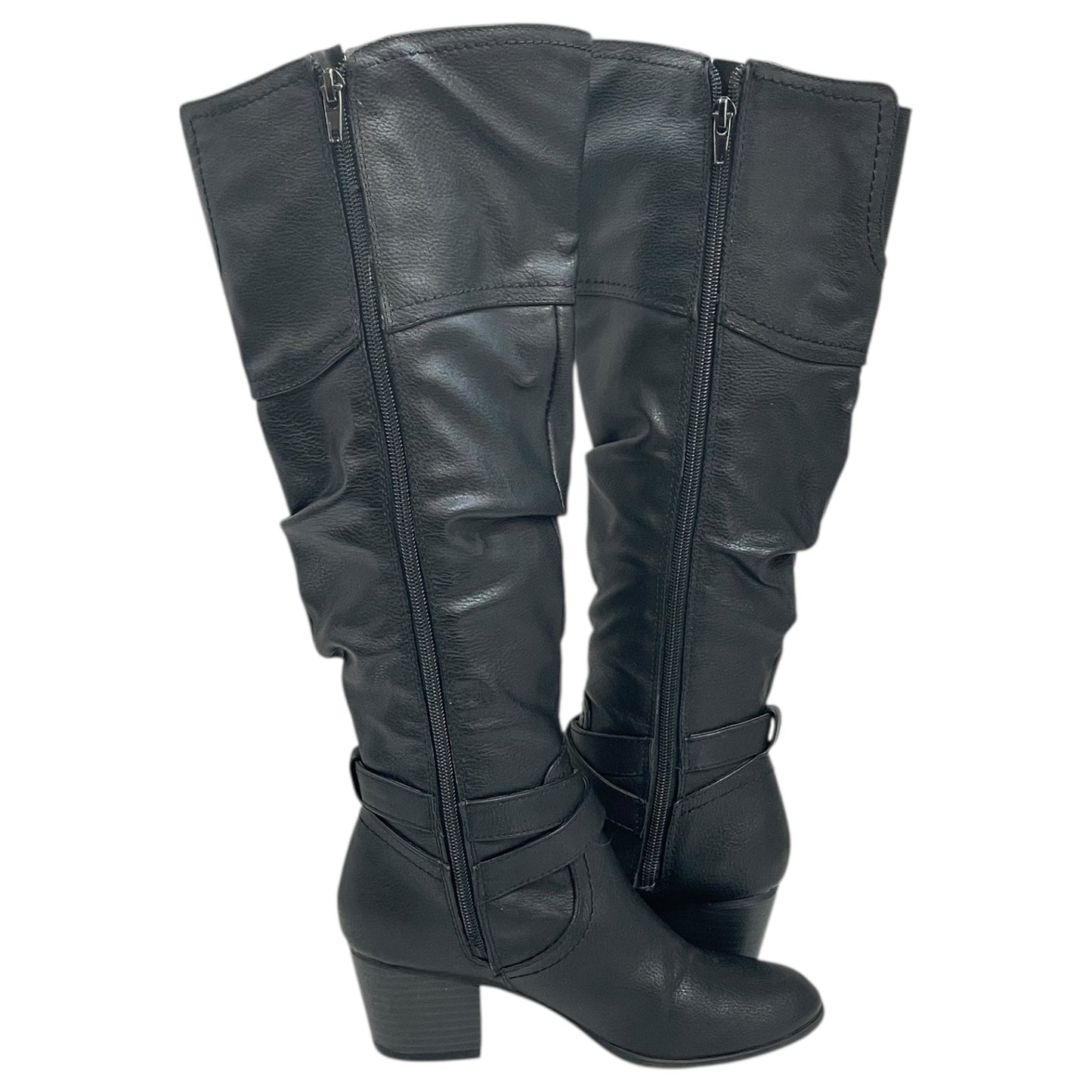 Boots Mid-Calf Heels By Indigo Rd In Black, Size:6