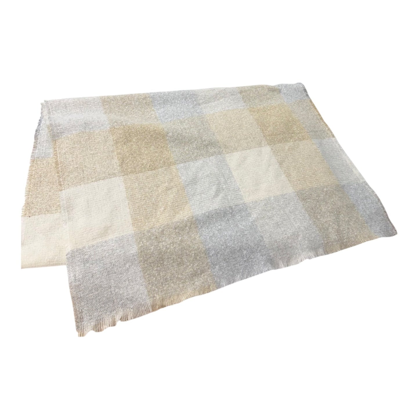 Scarf Long By Old Navy In Grey & Tan