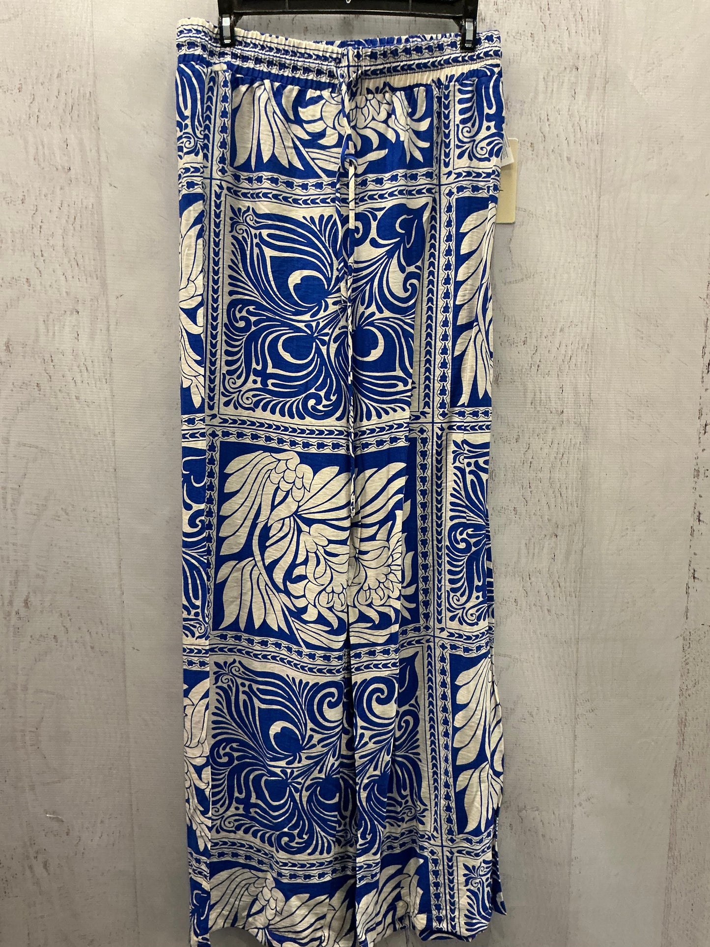 Top 2Pc Ss By Peach In Blue & White, Size:M