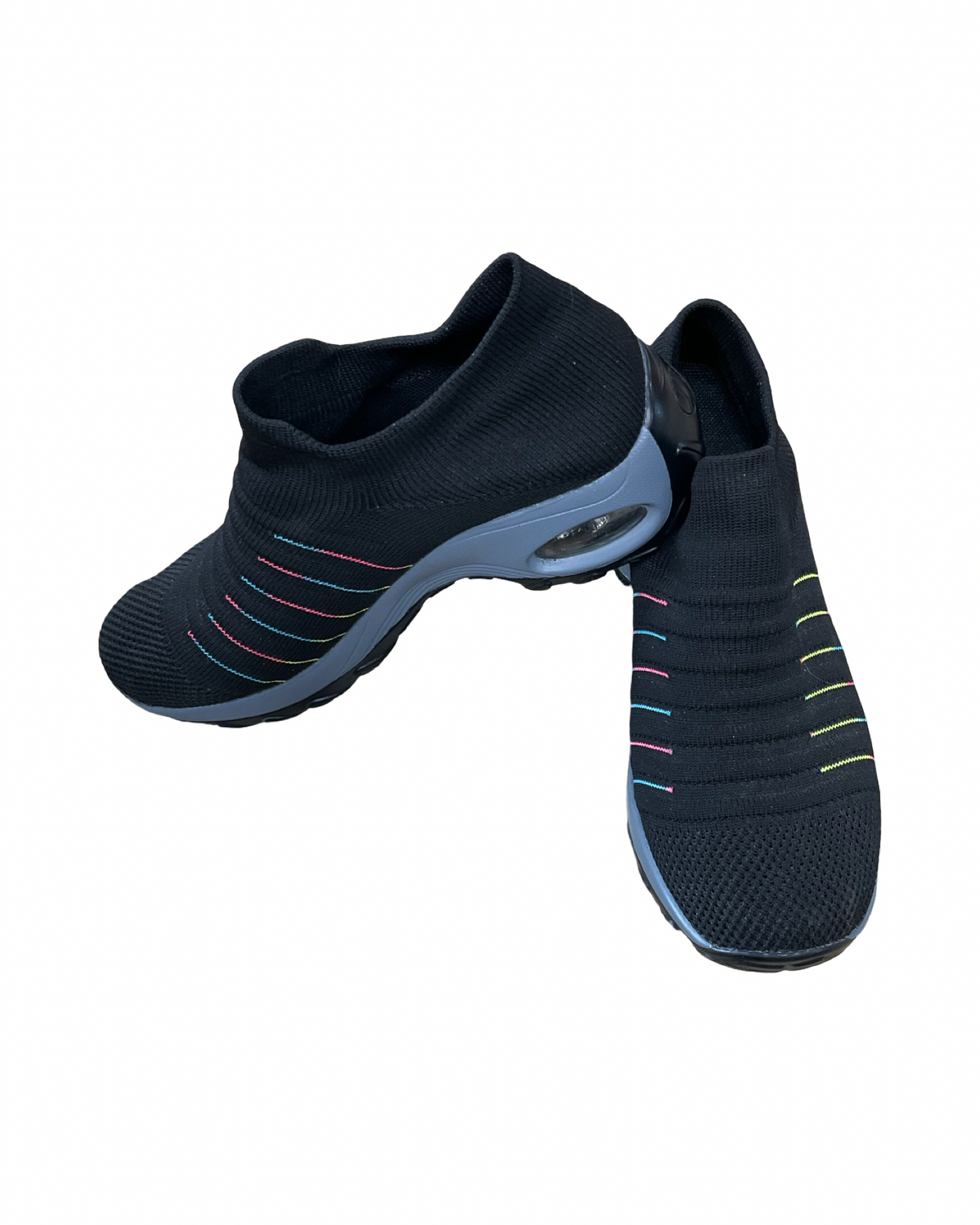 Shoes Sneakers By Clothes Mentor In Black, Size:7.5