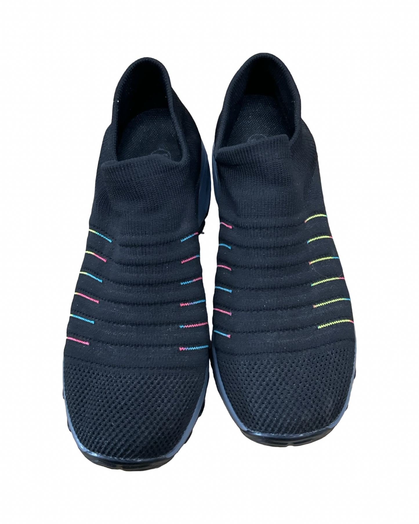 Shoes Sneakers By Clothes Mentor In Black, Size:7.5