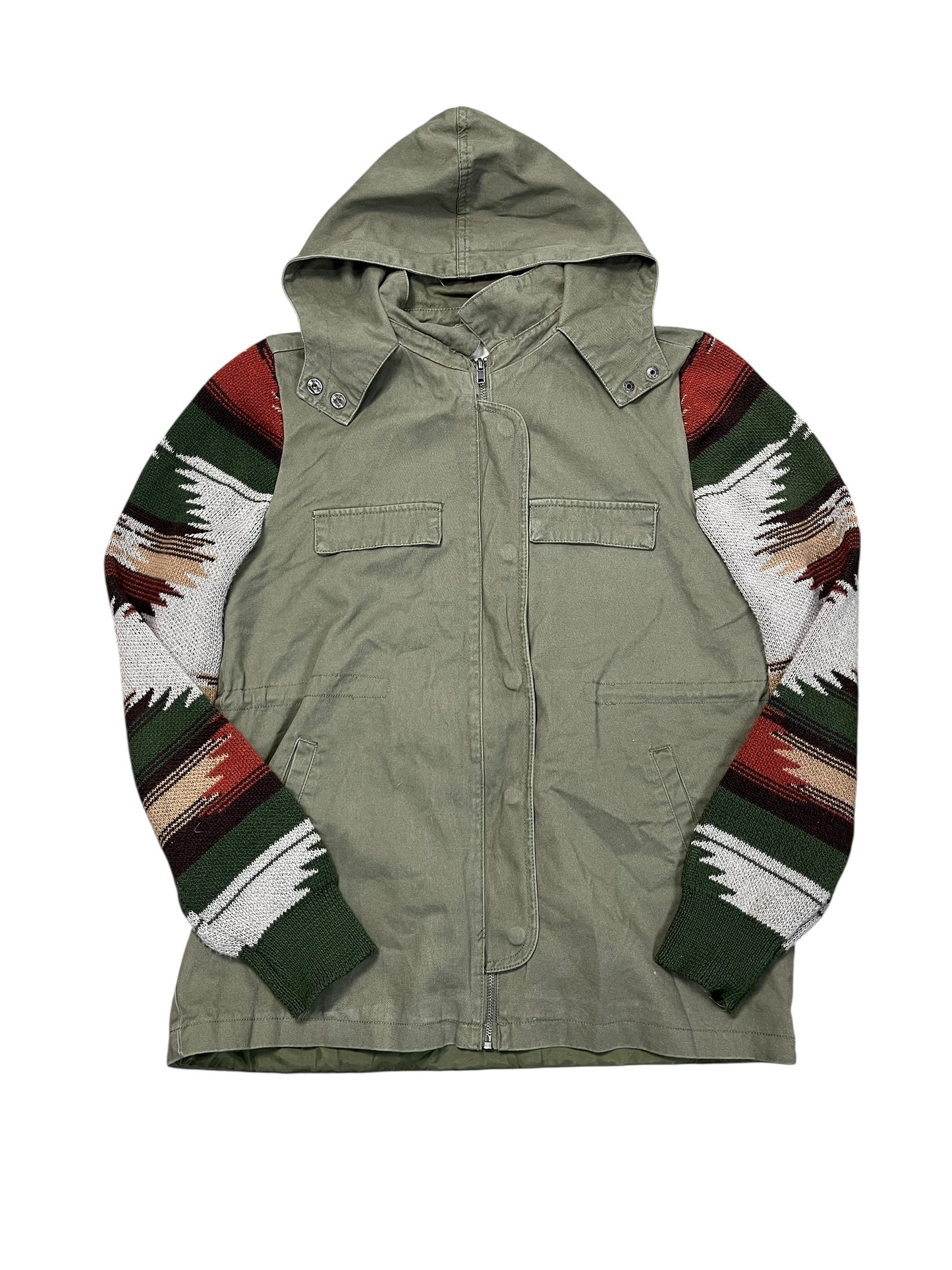 Jacket Utility By Thread And Supply In Green, Size:S