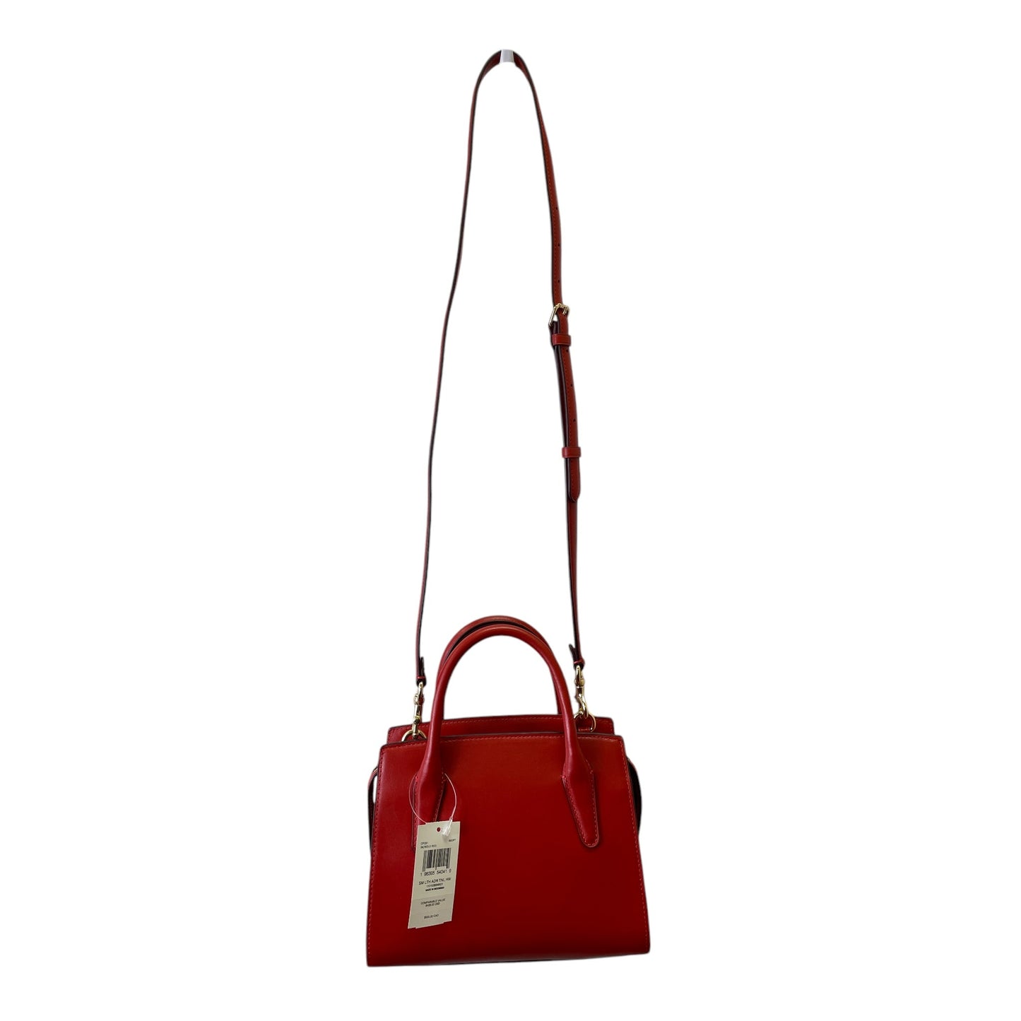 Handbag Designer By Coach In Red, Size:Small