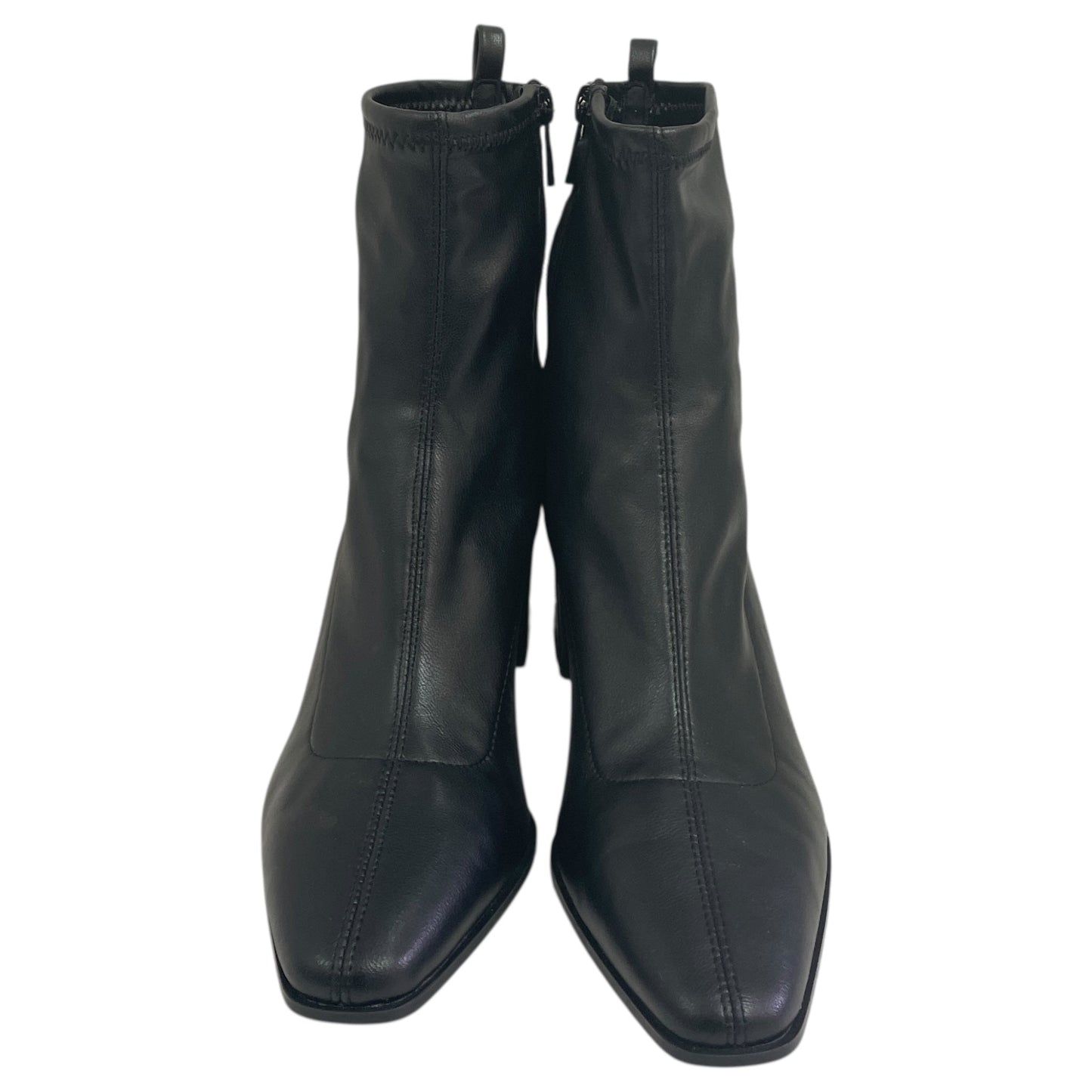 Boots Ankle Heels By Stradivarius In Black, Size:7.5