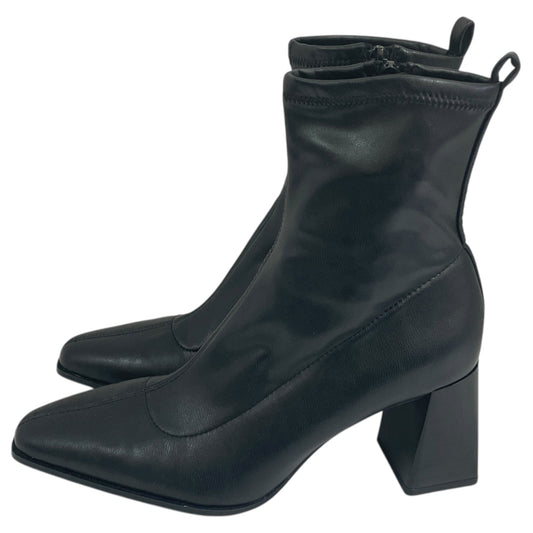 Boots Ankle Heels By Stradivarius In Black, Size:7.5