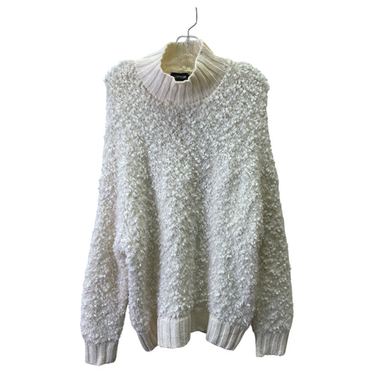 Sweater By Express In Ivory, Size:L