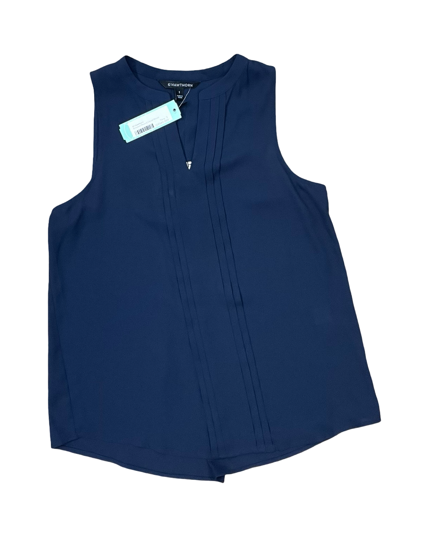 Top Sleeveless By 41 Hawthorn In Navy, Size:S