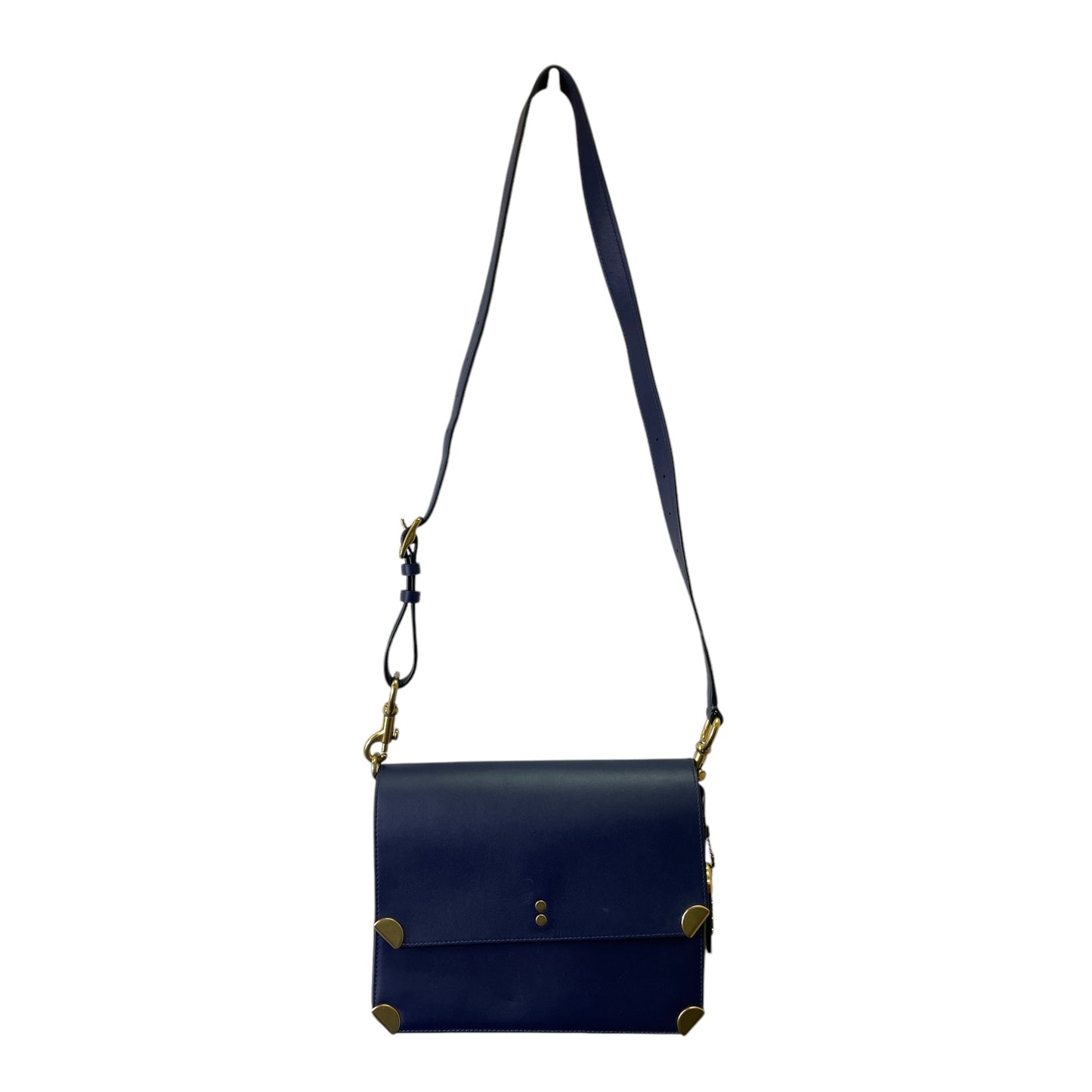 Crossbody Designer By Coach In Blue, Size:Medium