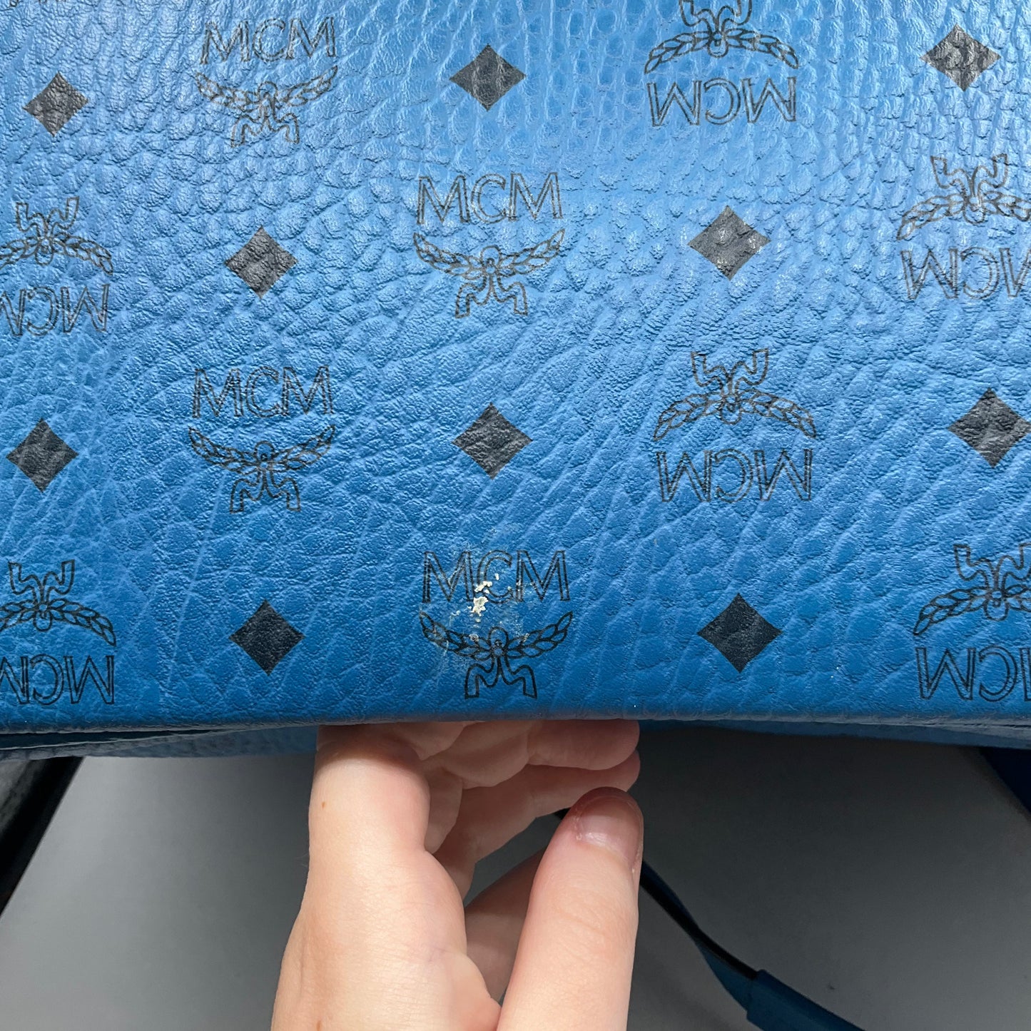Handbag Luxury Designer By Mcm, Size: Large