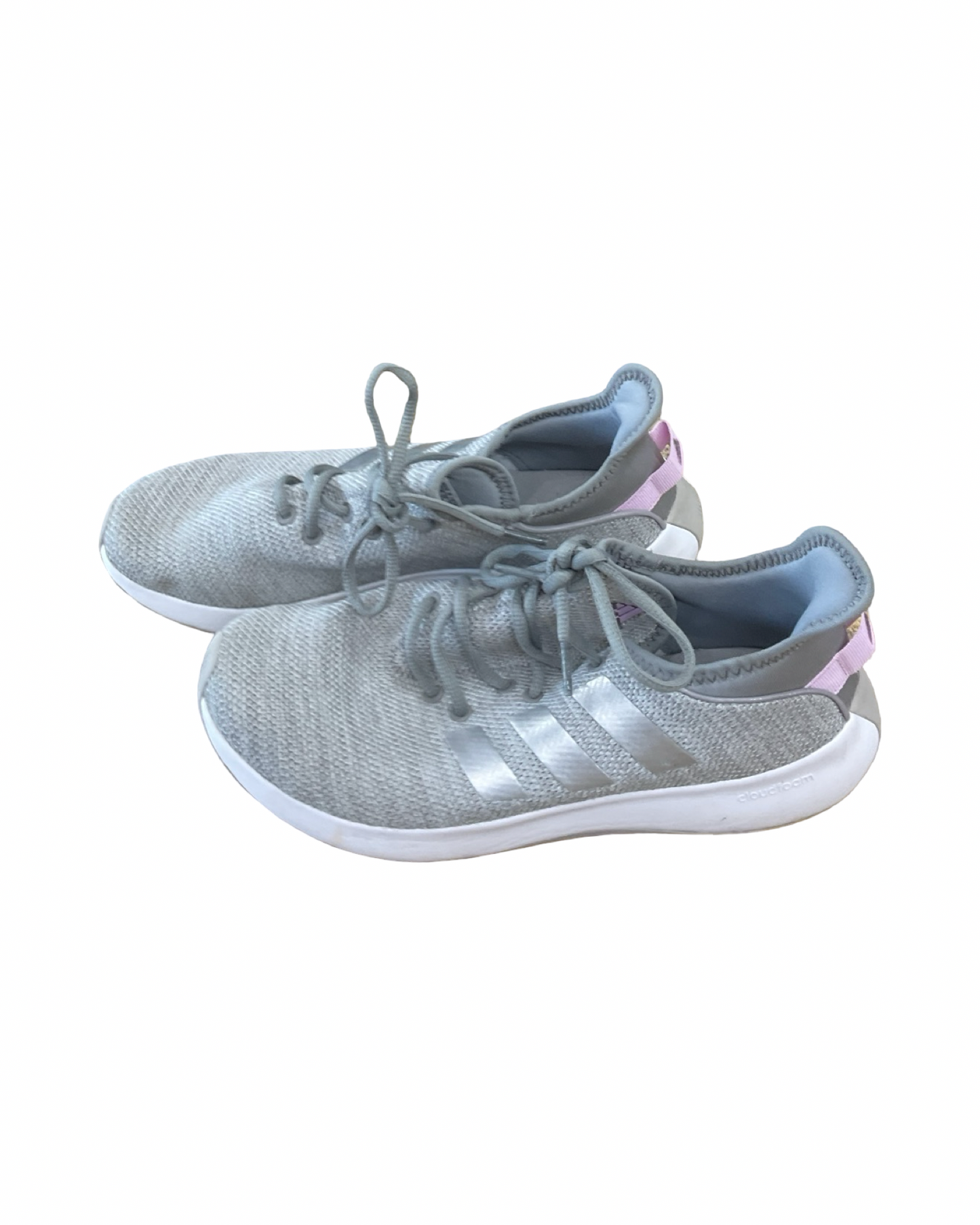 Shoes Athletic By Adidas In Grey & Purple, Size:10
