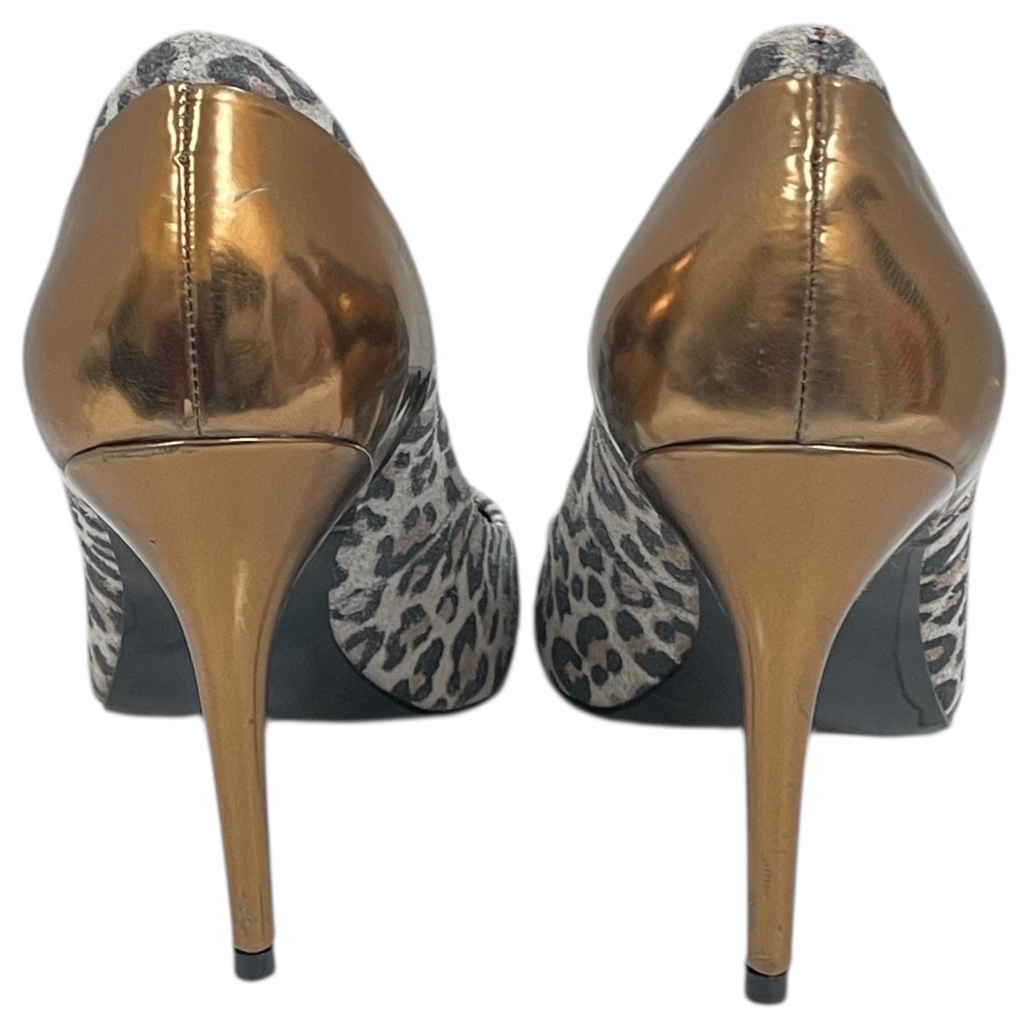 Shoes Heels Stiletto By Cme In Animal Print, Size:6.5