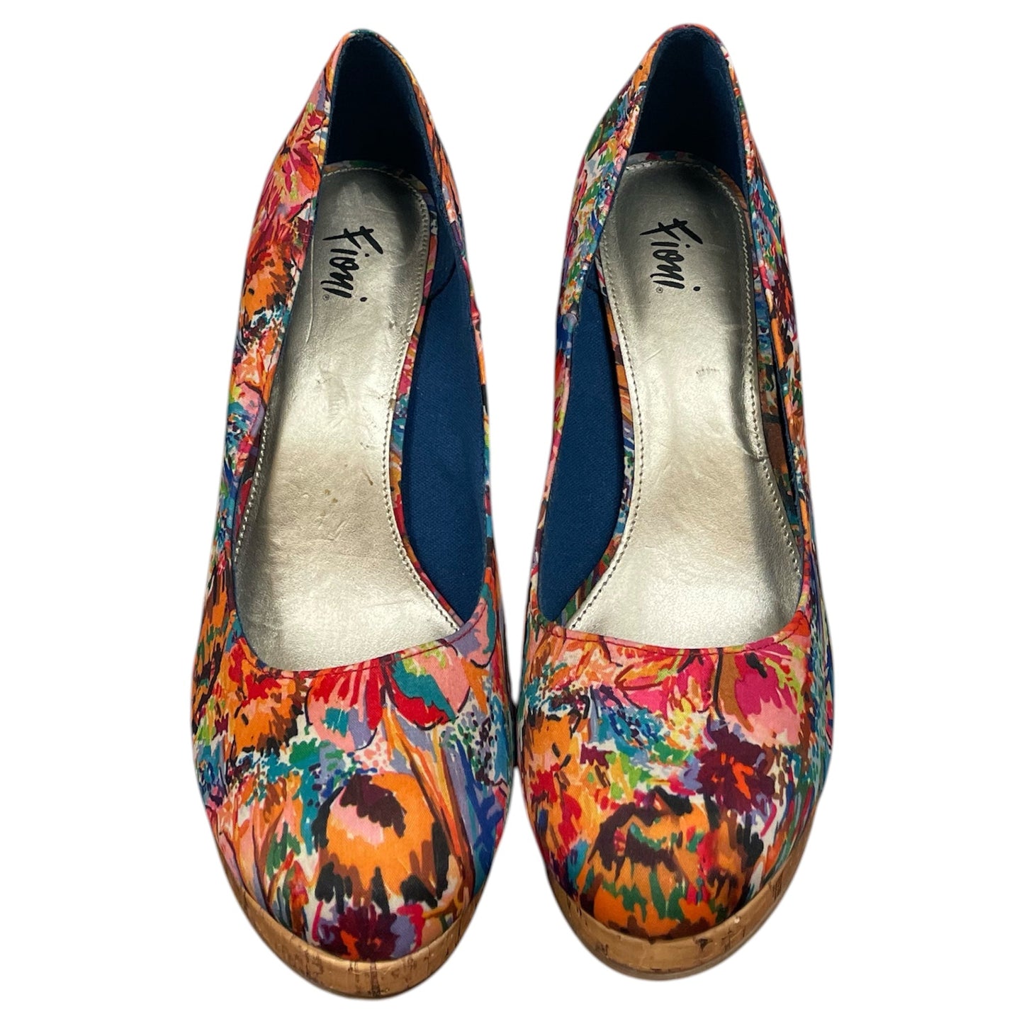 Shoes Heels Stiletto By Fioni Shoes In Floral Print, Size:8