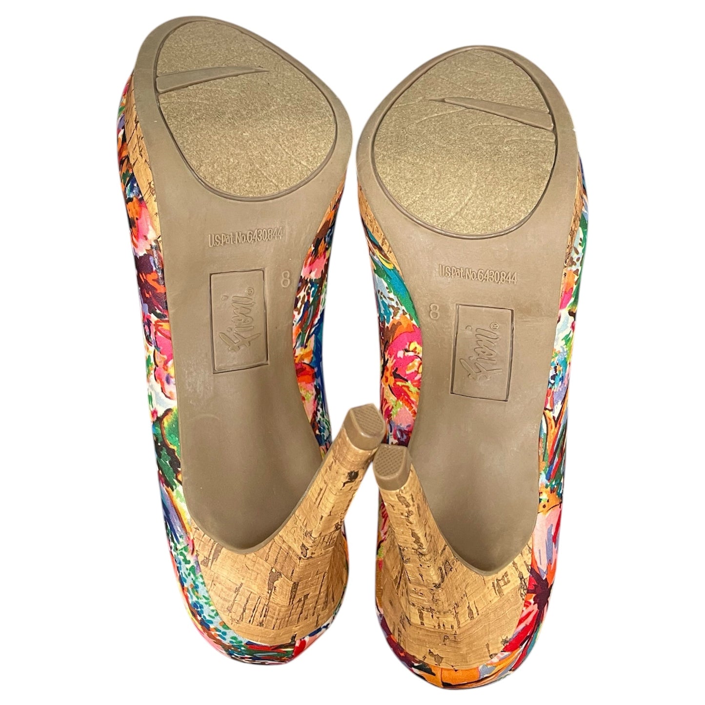 Shoes Heels Stiletto By Fioni Shoes In Floral Print, Size:8