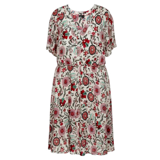 Floral Shirt Dress By Tahari In Garden Party Print , Size: 20