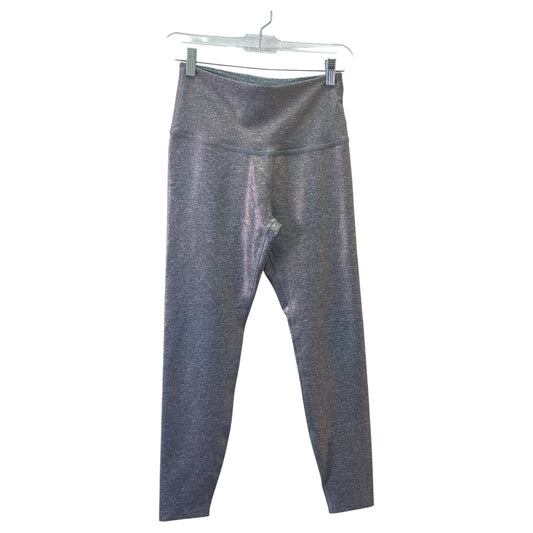Athletic Leggings By Beyond Yoga In Gold & Grey, Size:M