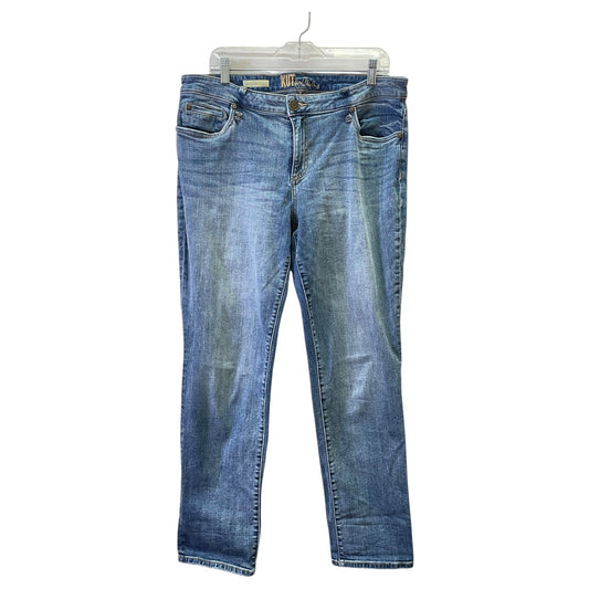 Jeans Straight By Kut In Blue, Size:12