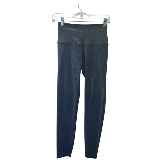 Athletic Leggings By Beyond Yoga In Black & Silver, Size:S