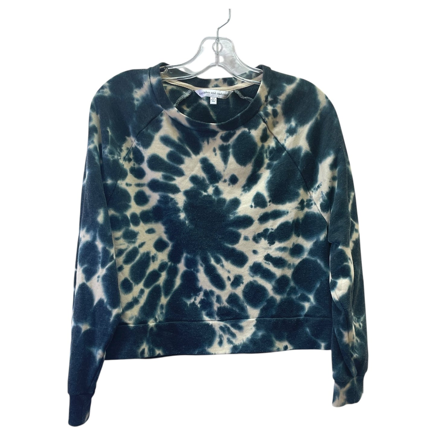 Athletic Top Ls Crewneck By Cupcakes And Cashmere In Tie Dye Print, Size:M