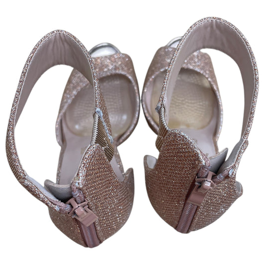 Shoes Heels Stiletto By Cme In Copper, Size:6.5