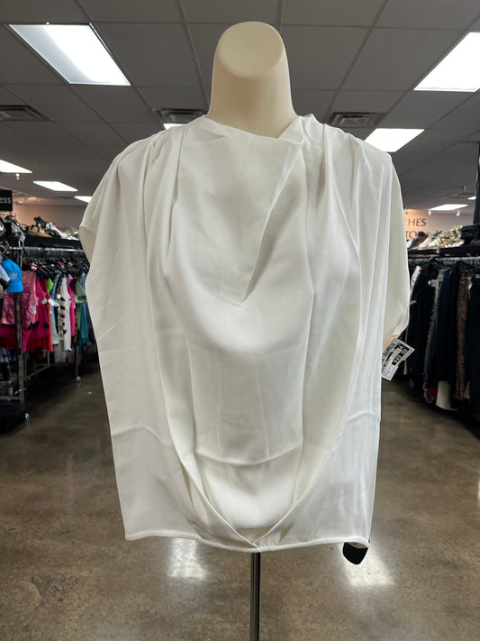 Top Sleeveless By Trina Turk In White, Size:S