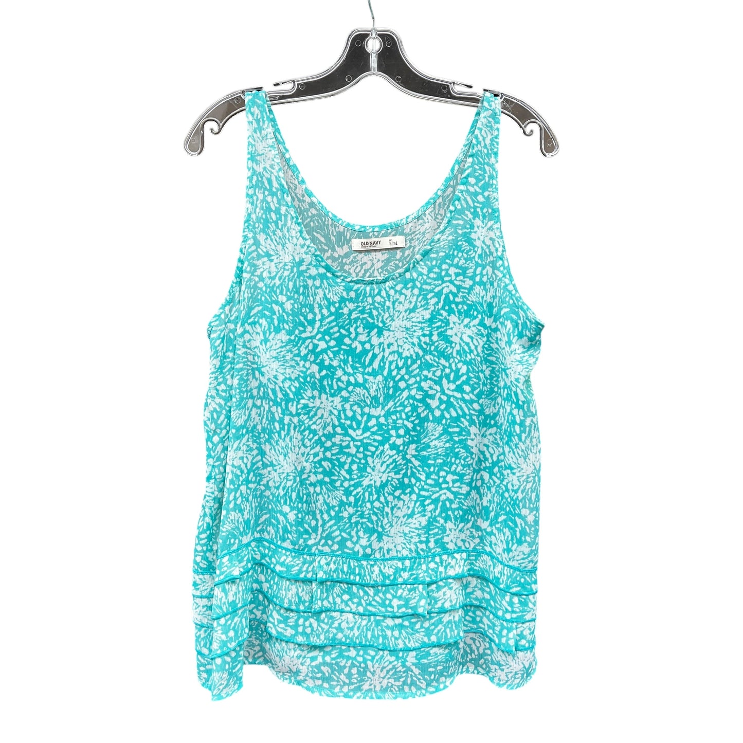 Top Sleeveless Basic By Old Navy In Green, Size:M