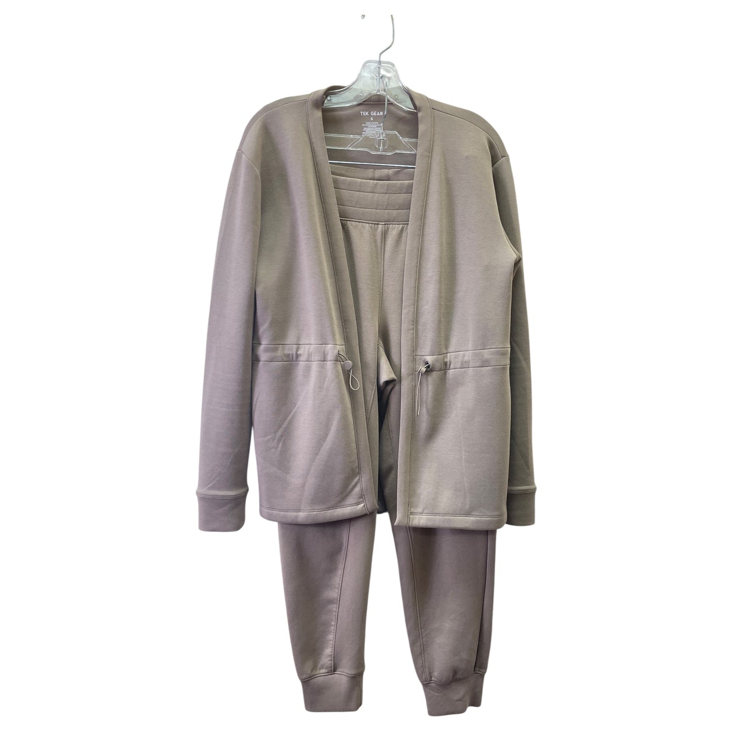 Athletic Pants 2Pc By Tek Gear In Taupe, Size:S
