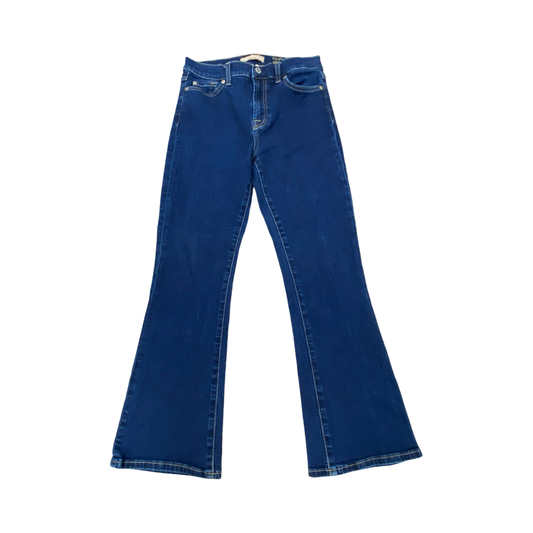 Jeans Boot Cut By 7 For All Mankind In Blue, Size:4