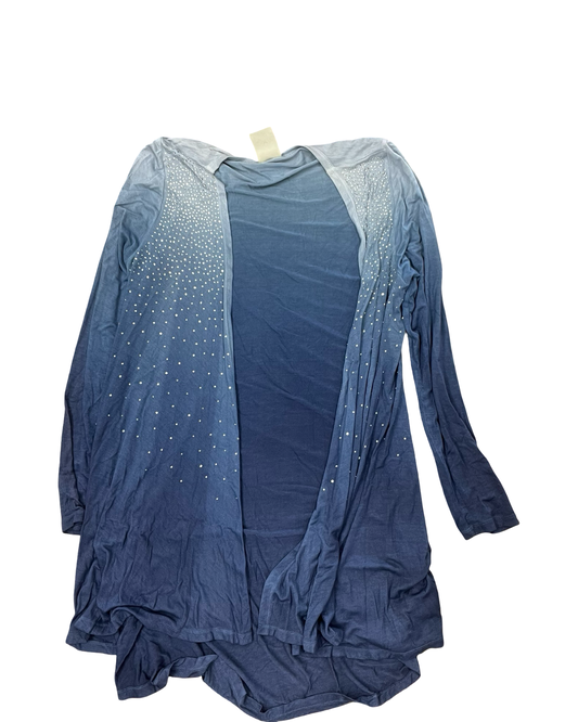 Cardigan By Vocal In Blue, Size:M