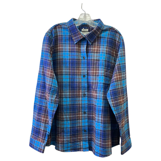 Top Ls By L.L. Bean In Plaid Pattern, Size:Xl