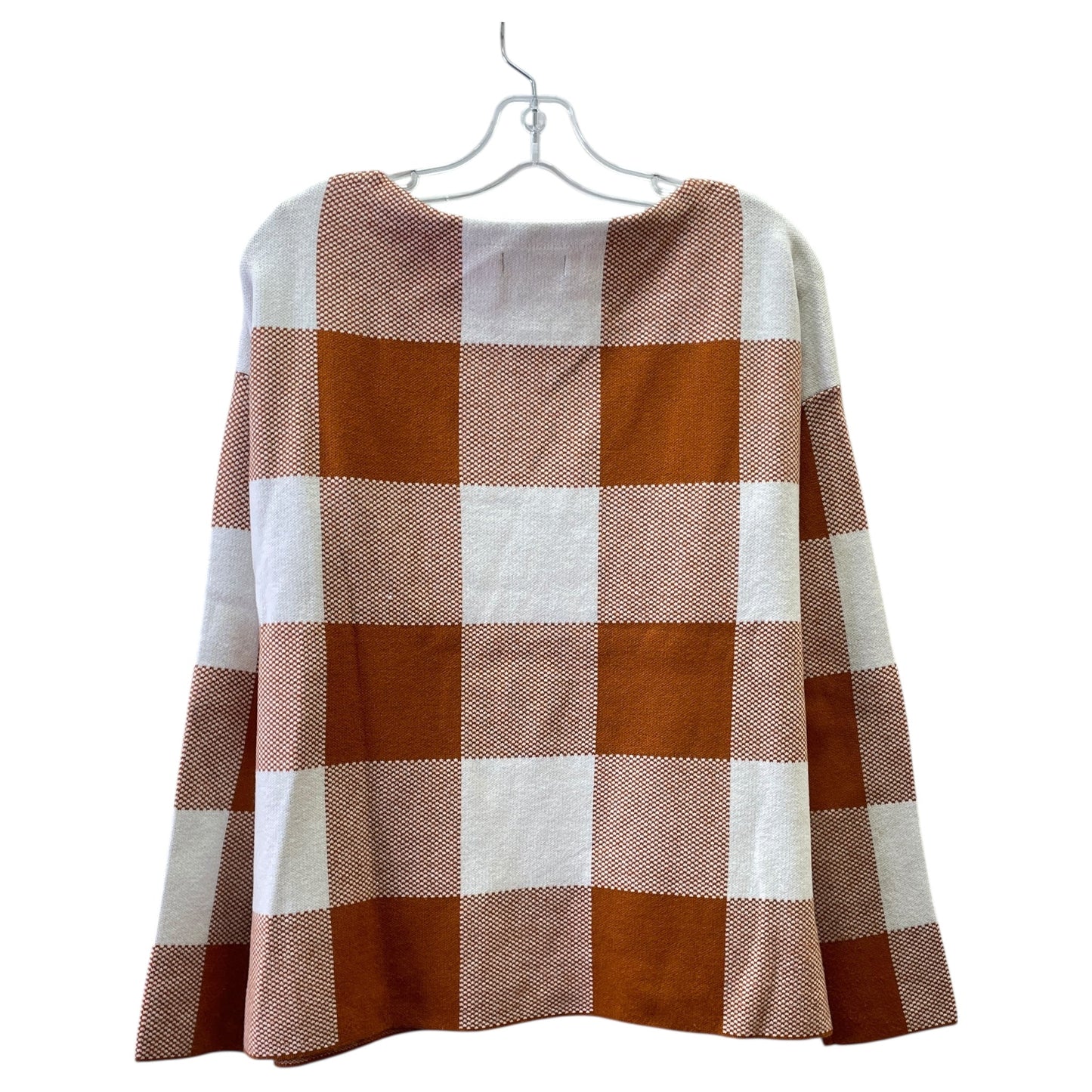 Sweater By Jones New York In Cream & Orange, Size:Xl