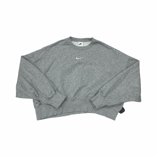 Athletic Sweatshirt Crewneck By Nike Apparel In Grey, Size:Xs