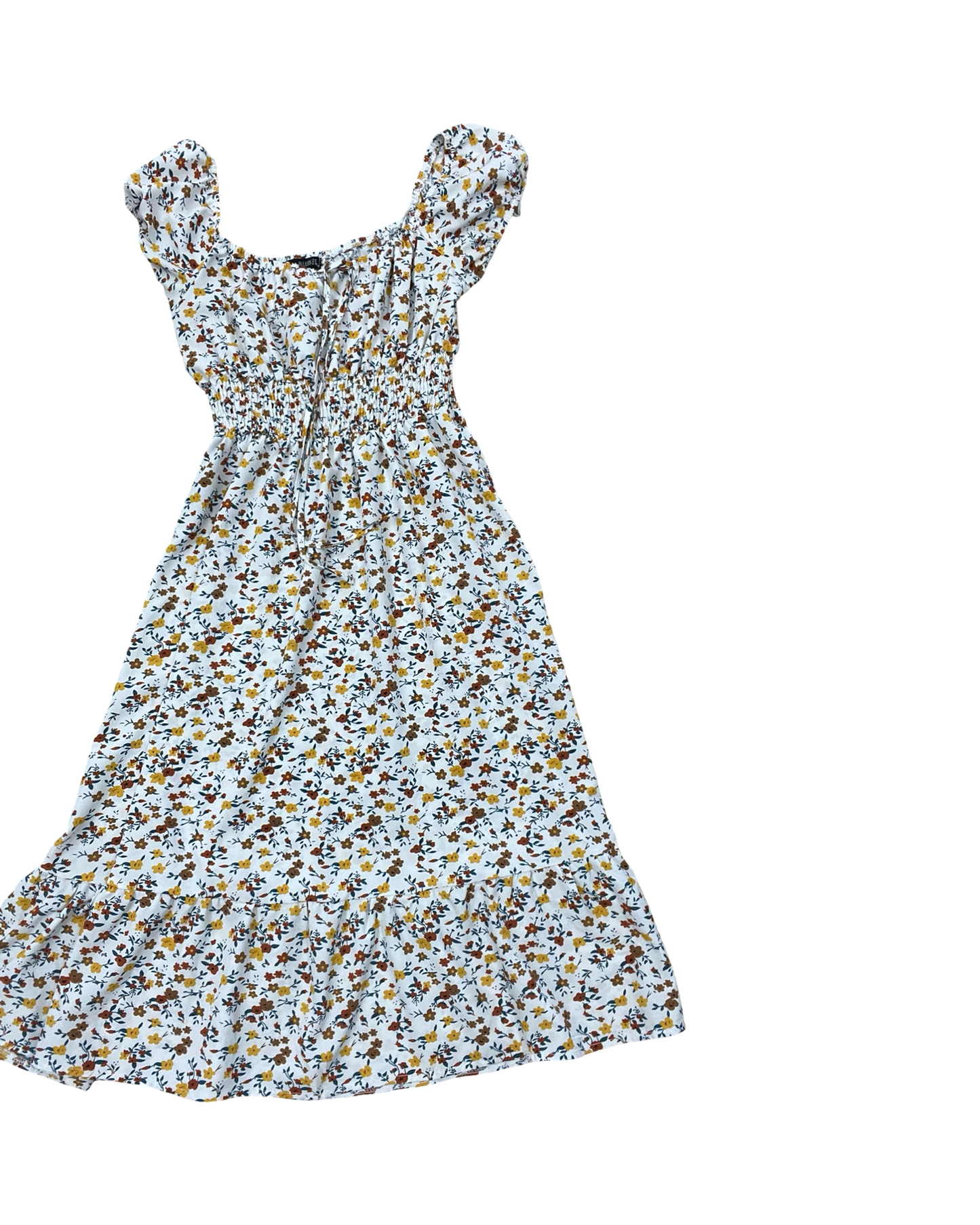 Dress Casual Midi By Clothes Mentor In Floral Print, Size:S