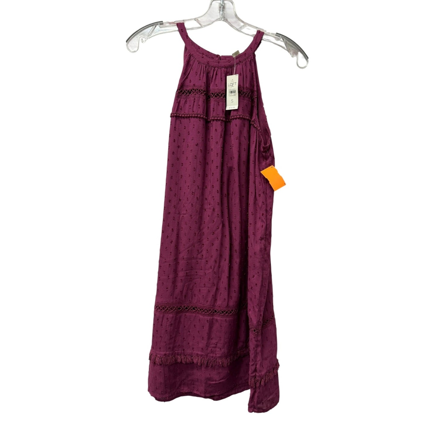 Dress Casual Short By Loft In Purple, Size:S