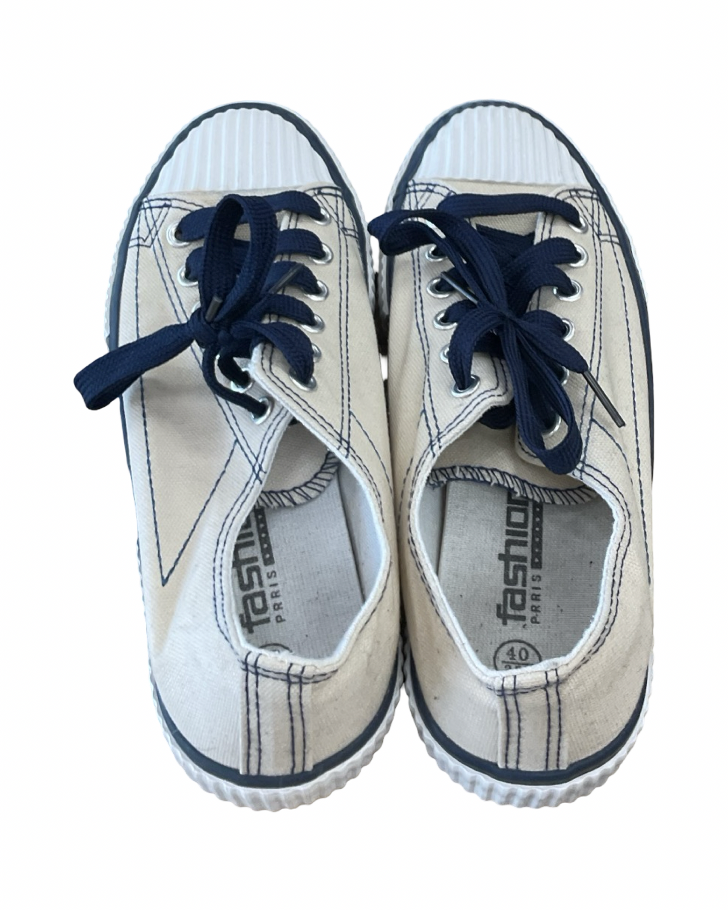 Shoes Sneakers By Clothes Mentor In Tan & White, Size:9.5
