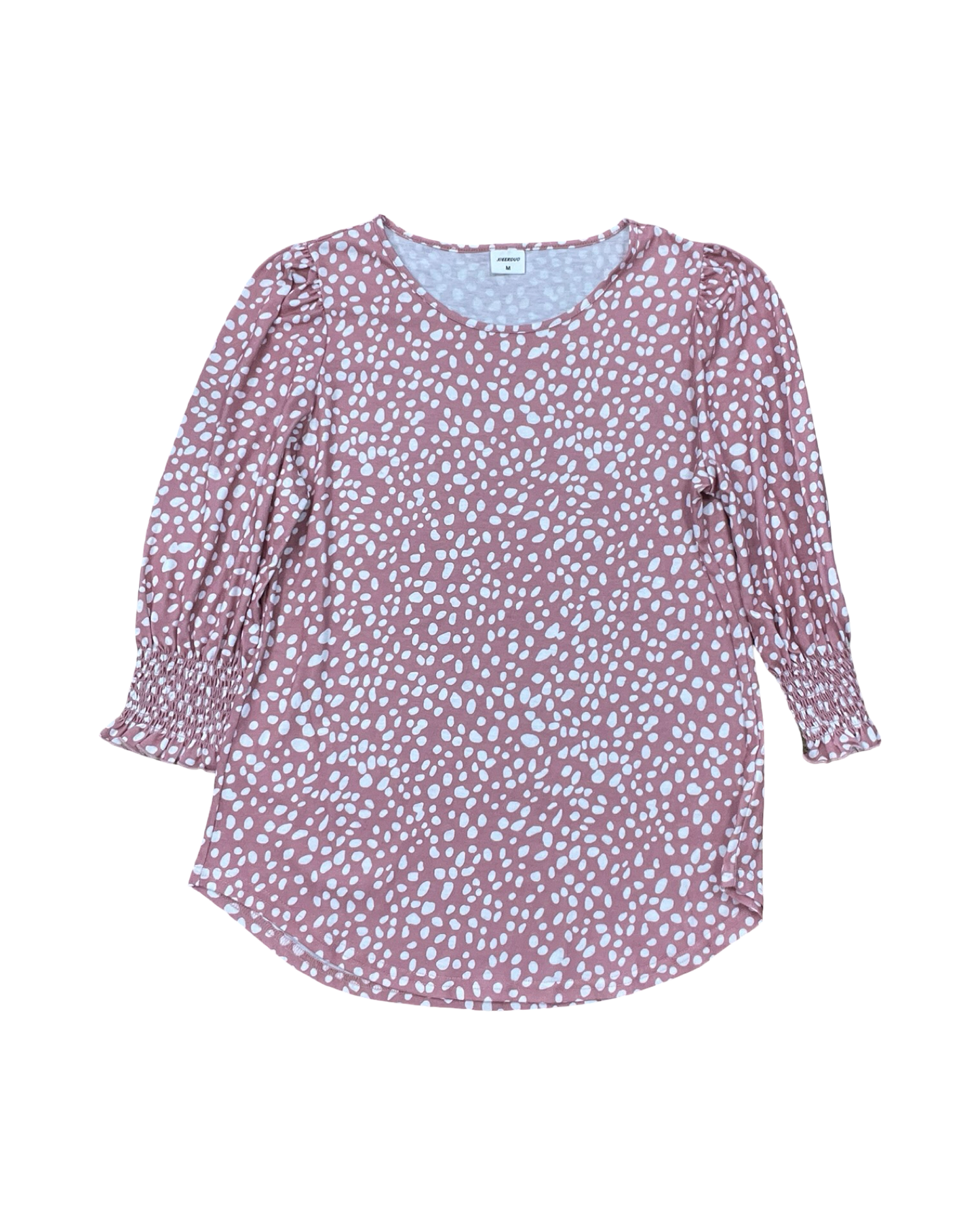 Top 3/4 Sleeve By Clothes Mentor In Pink, Size:M