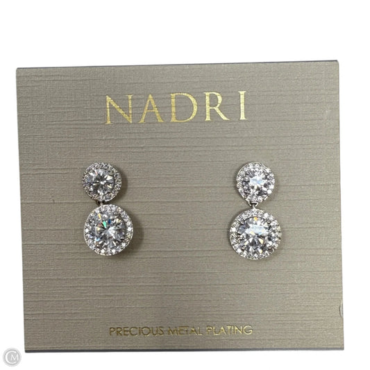 Double Halo Drop Earrings Earrings By Nadri