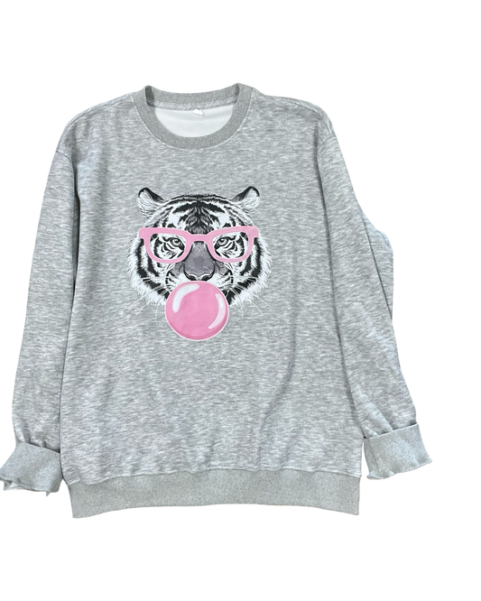 Sweatshirt Crewneck By Clothes Mentor In Grey, Size:2X