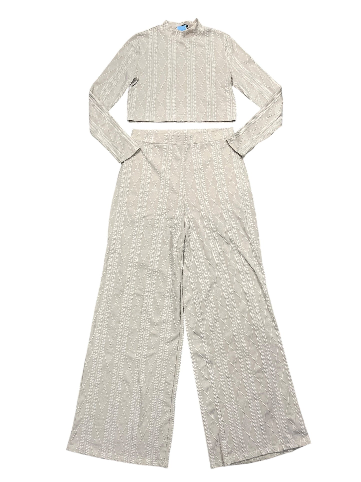 Pants Set 2Pc By Clothes Mentor In Tan, Size:M