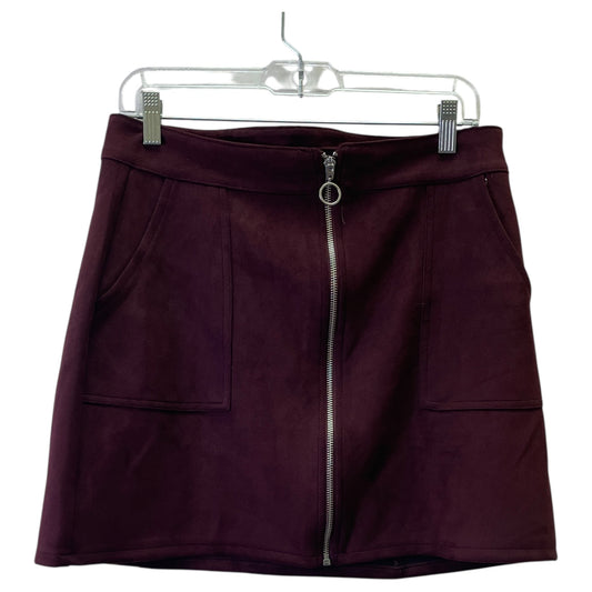 Skirt Maxi By Maurices In Maroon, Size:10