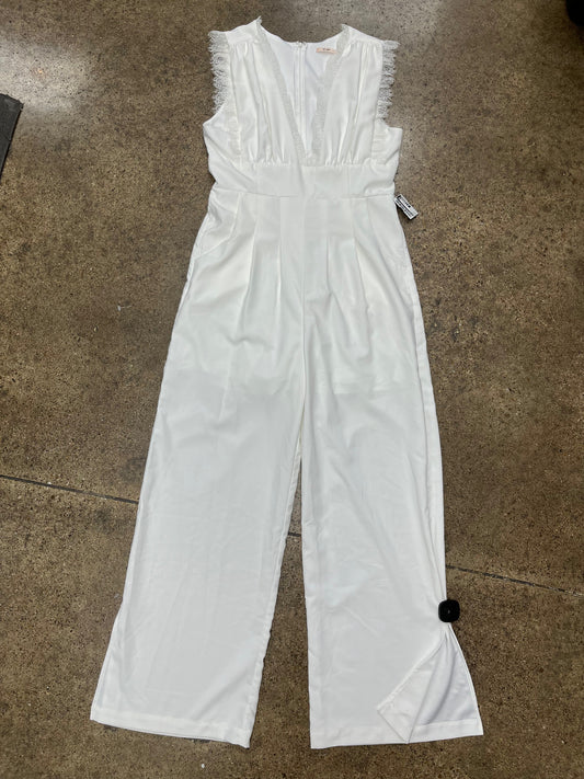 Jumpsuit By Mi Ami In White, Size:L