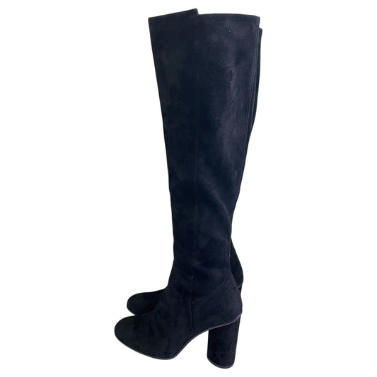 Boots Designer By Stuart Weitzman In Black, Size:7.5