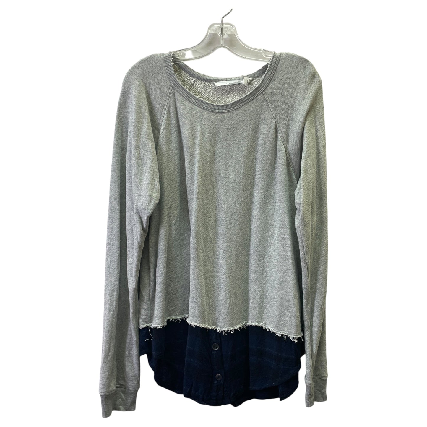 Top Ls By Wilt In Grey, Size:L