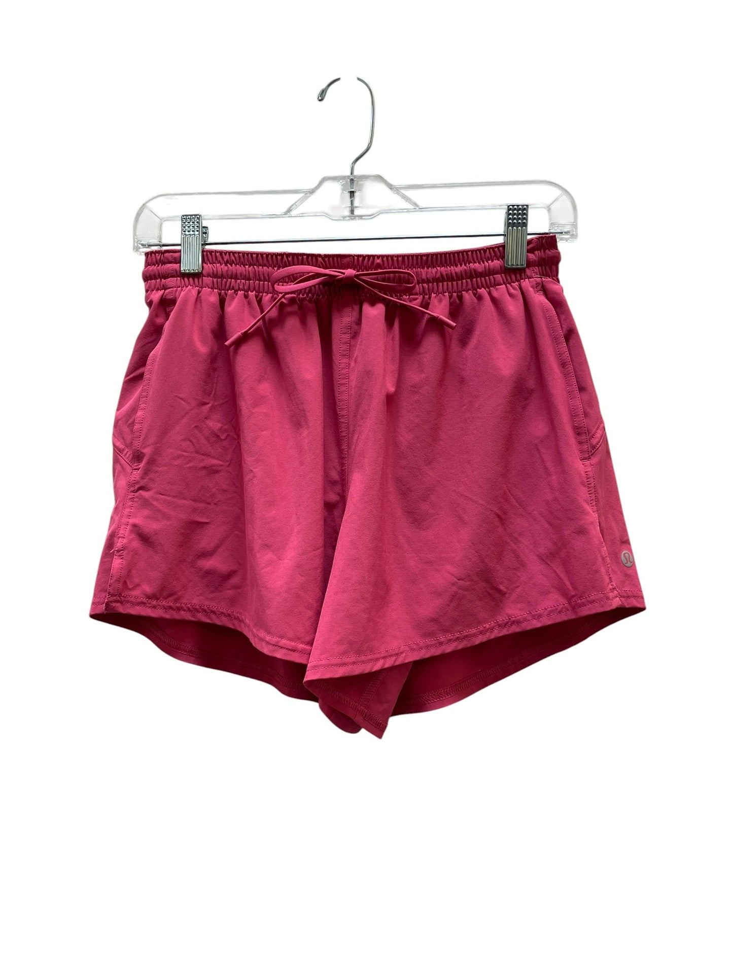 Athletic Shorts By Lululemon In Pink, Size:6